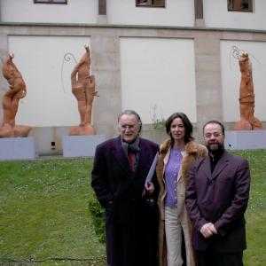 Nino Ventura con Iñaki Azkuna Sindaco di Bilbao e Paola Dominguin